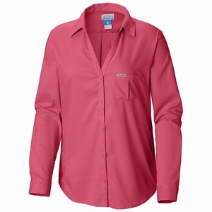 Columbia PFG Armadale Långärmad Tröja Dam Rosa (XCPHR6753)